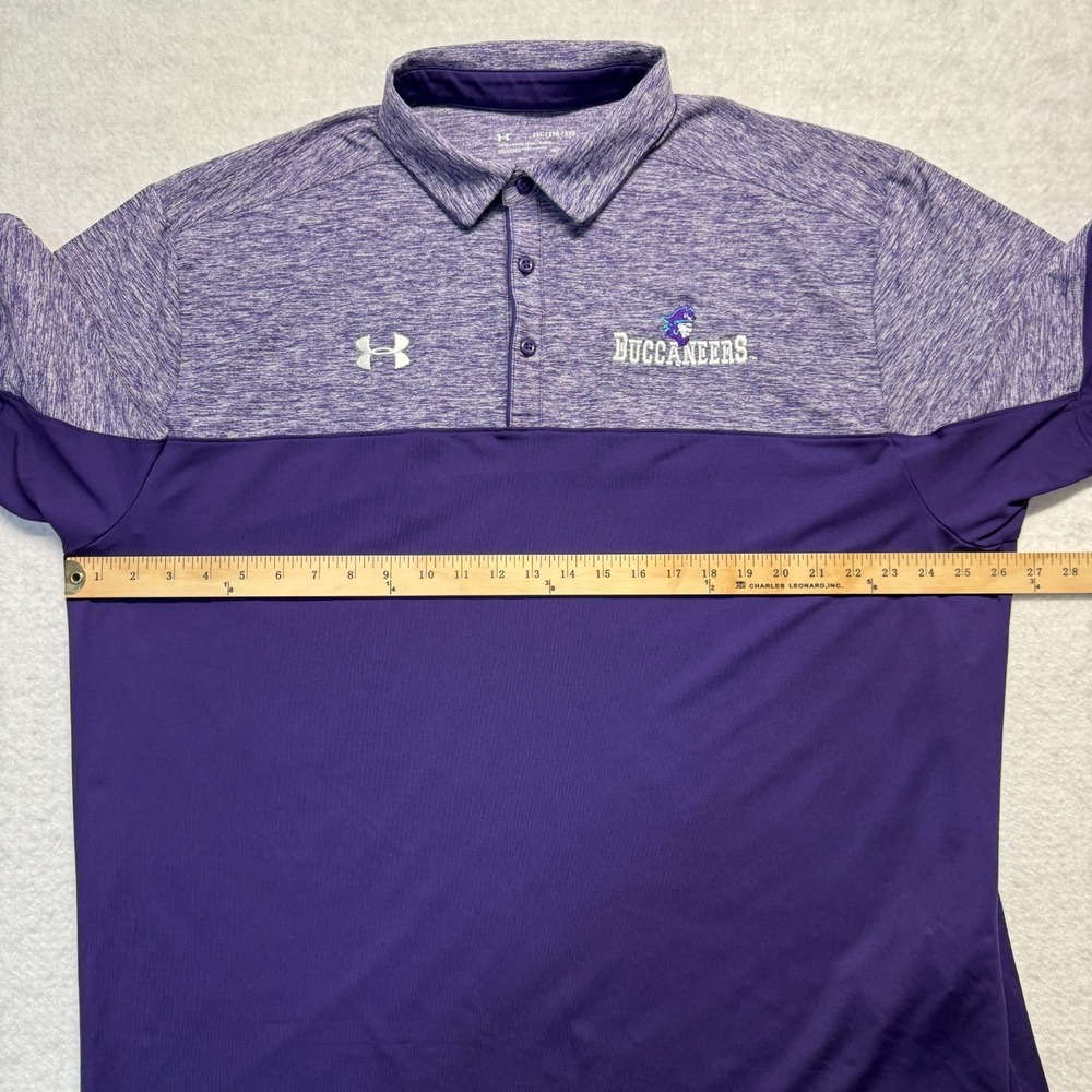 Florida South‎ Western College Buccaneers Polo Shirt Purple by Under Armour 2XL - Picture 7 of 12